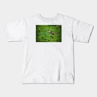 Fox Hunt / Swiss Artwork Photography Kids T-Shirt